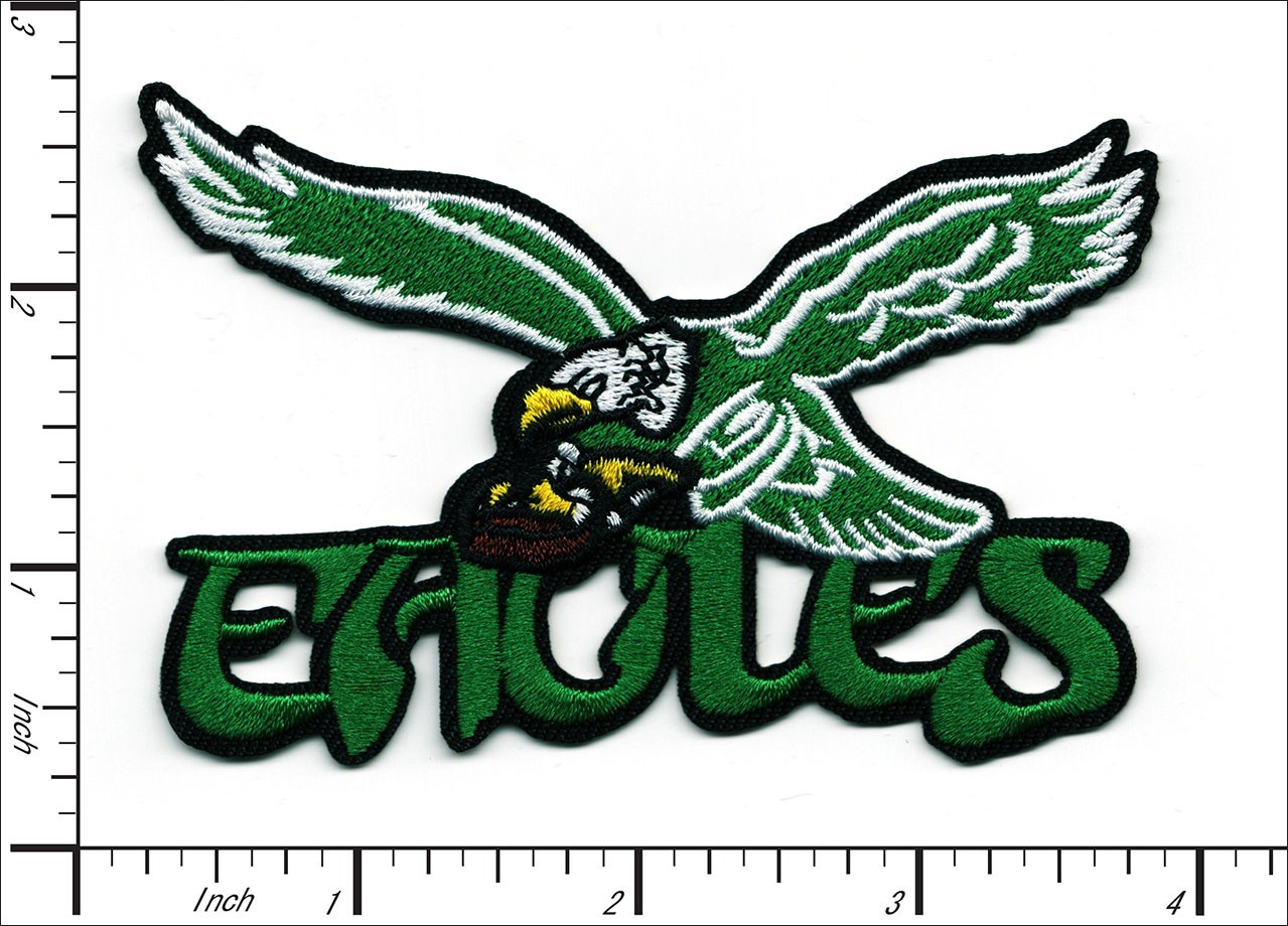 18 Pcs Embroidered Iron on patches Philadelphia Eagles 93x62mm AP018fE