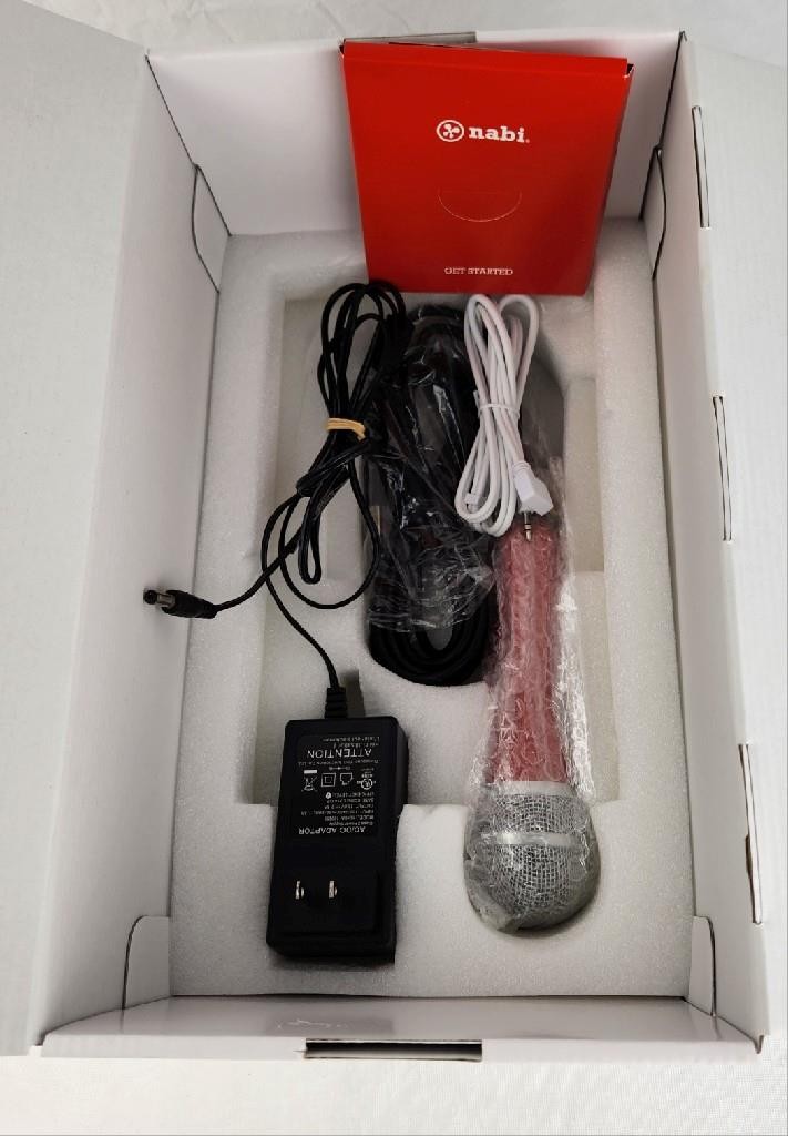 Nabi Karaoke Box High Quality Bluetooth Speaker and Microphone Complete