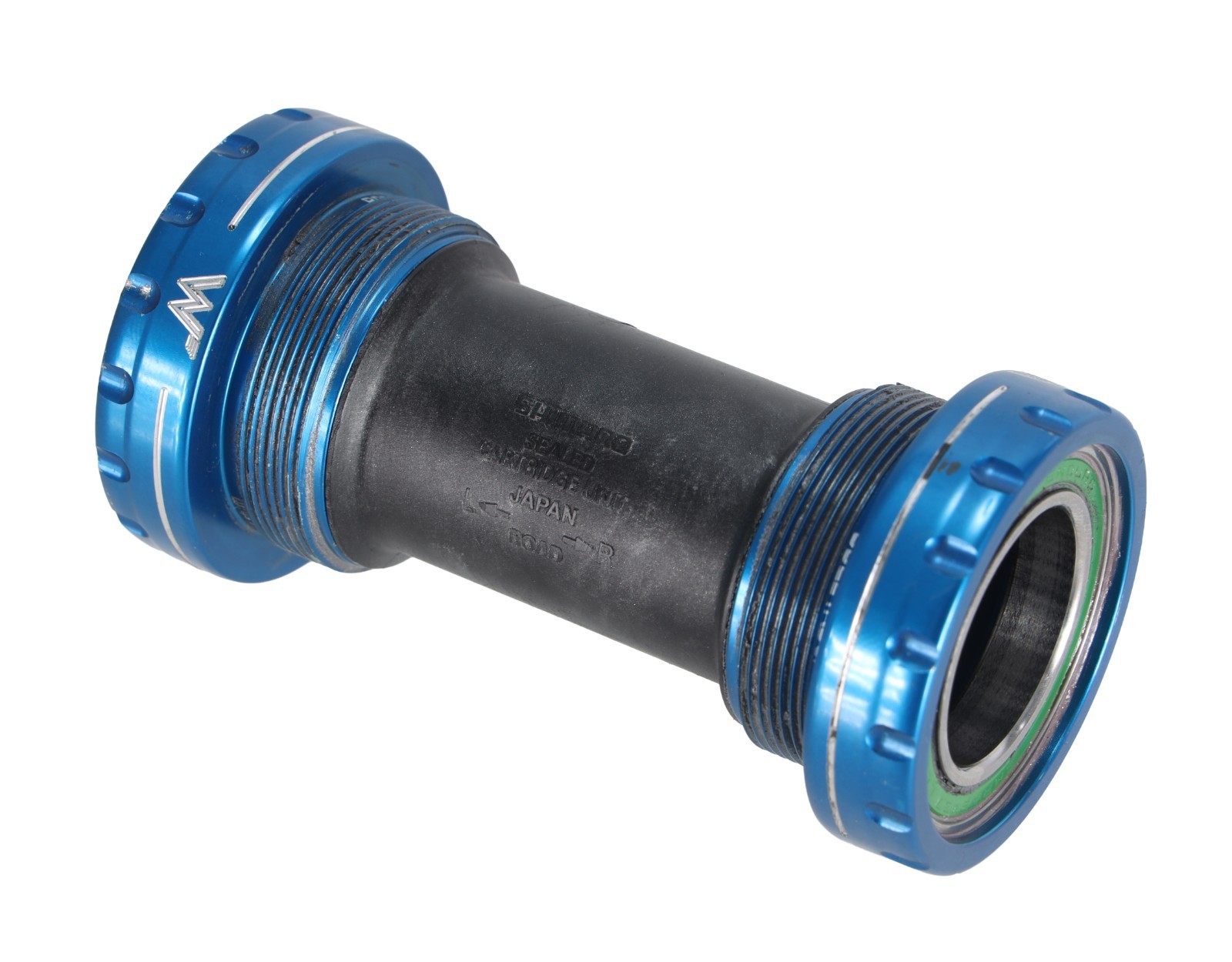 White Industries External BSA Shimano 24mm Road Bike Bottom Bracket 68mm Blue