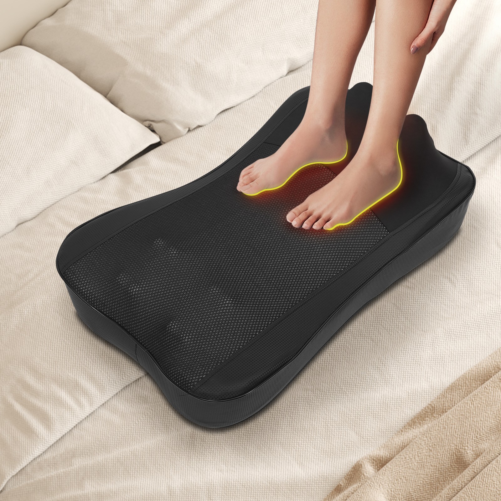 Back Massager with Heat Function, Neck and Back Massager, Electric Back Massager