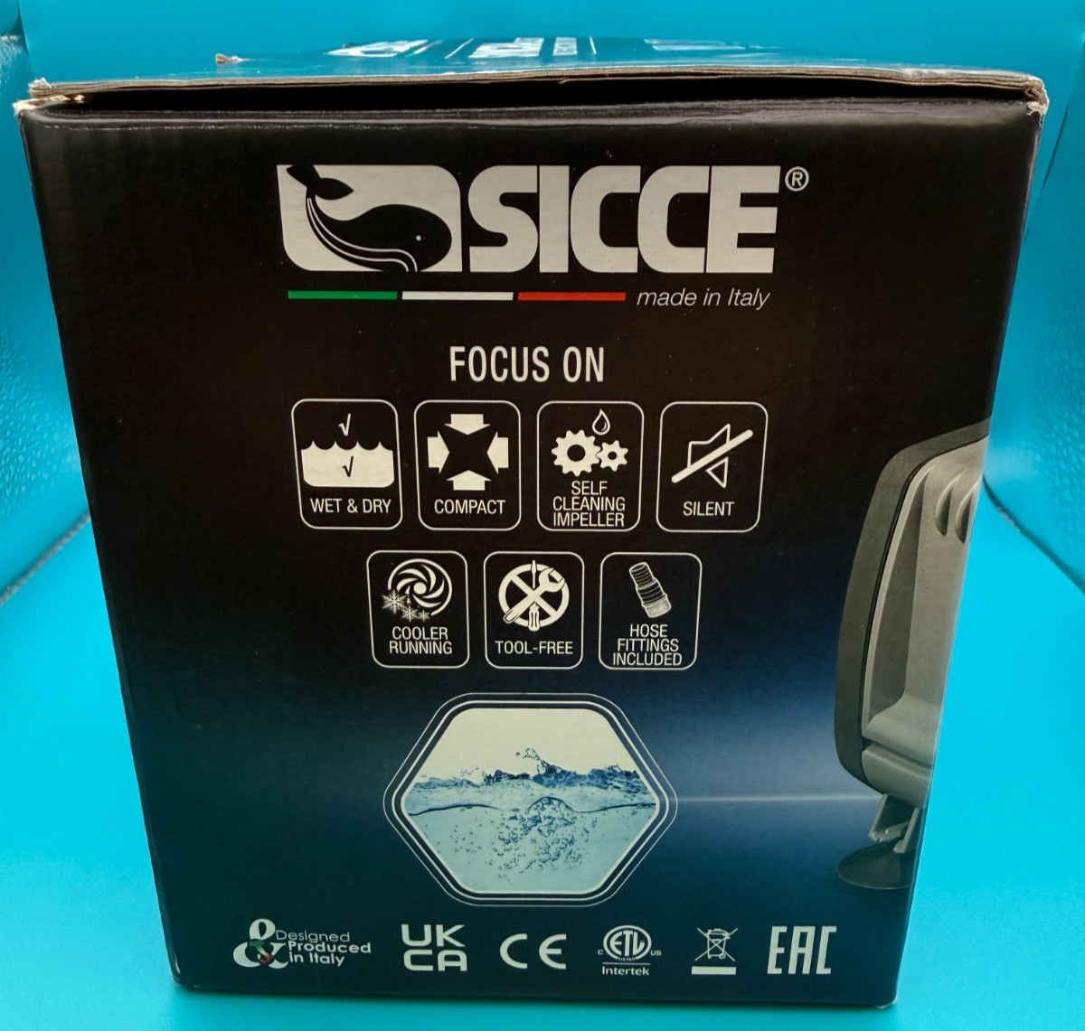 Syncra Silent 3.5 Multifunction 687 GPH Submersible Water Pump | Italian Made 68