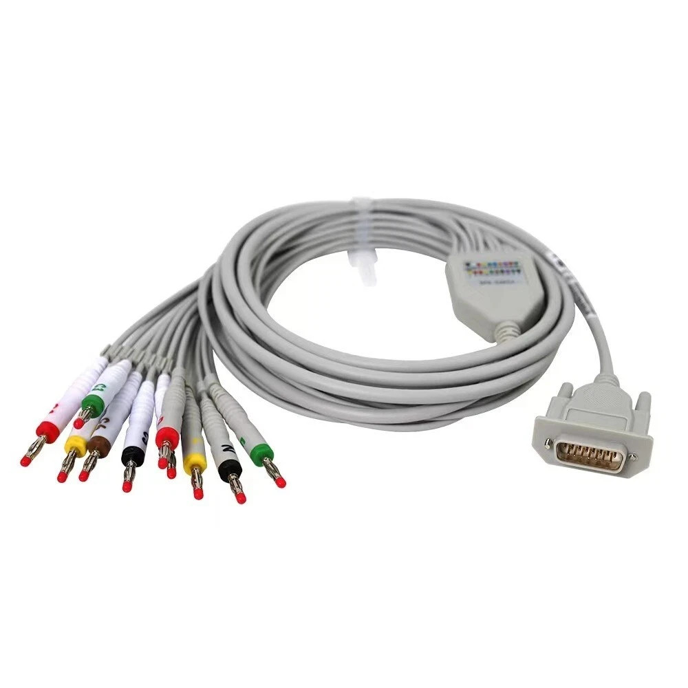 Original CONTEC Accessories Button/Banana type ECG Cable/Electrodes/Data Cable