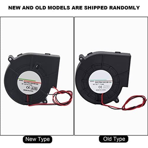 12V 2.4A Blower Fan, Double Ball Bearing, Variable Speed Controller, Airflow