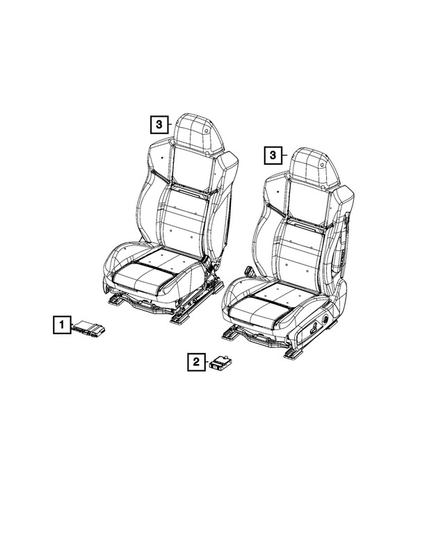 Genuine Mopar Seat Memory Module 68465228AA