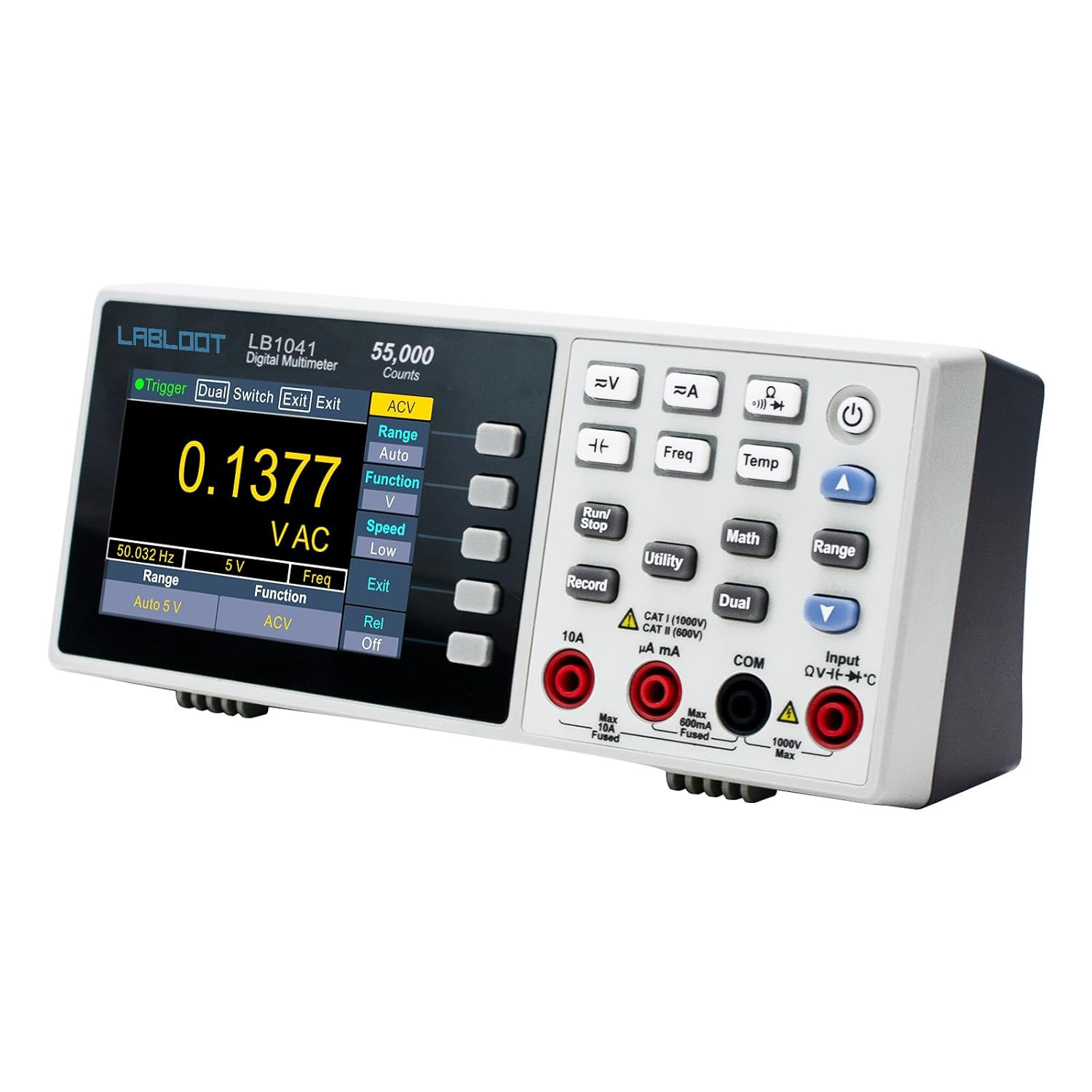 Rechargeable True RMS Digital Multimeter with USB Port - Mini Desktop Meter