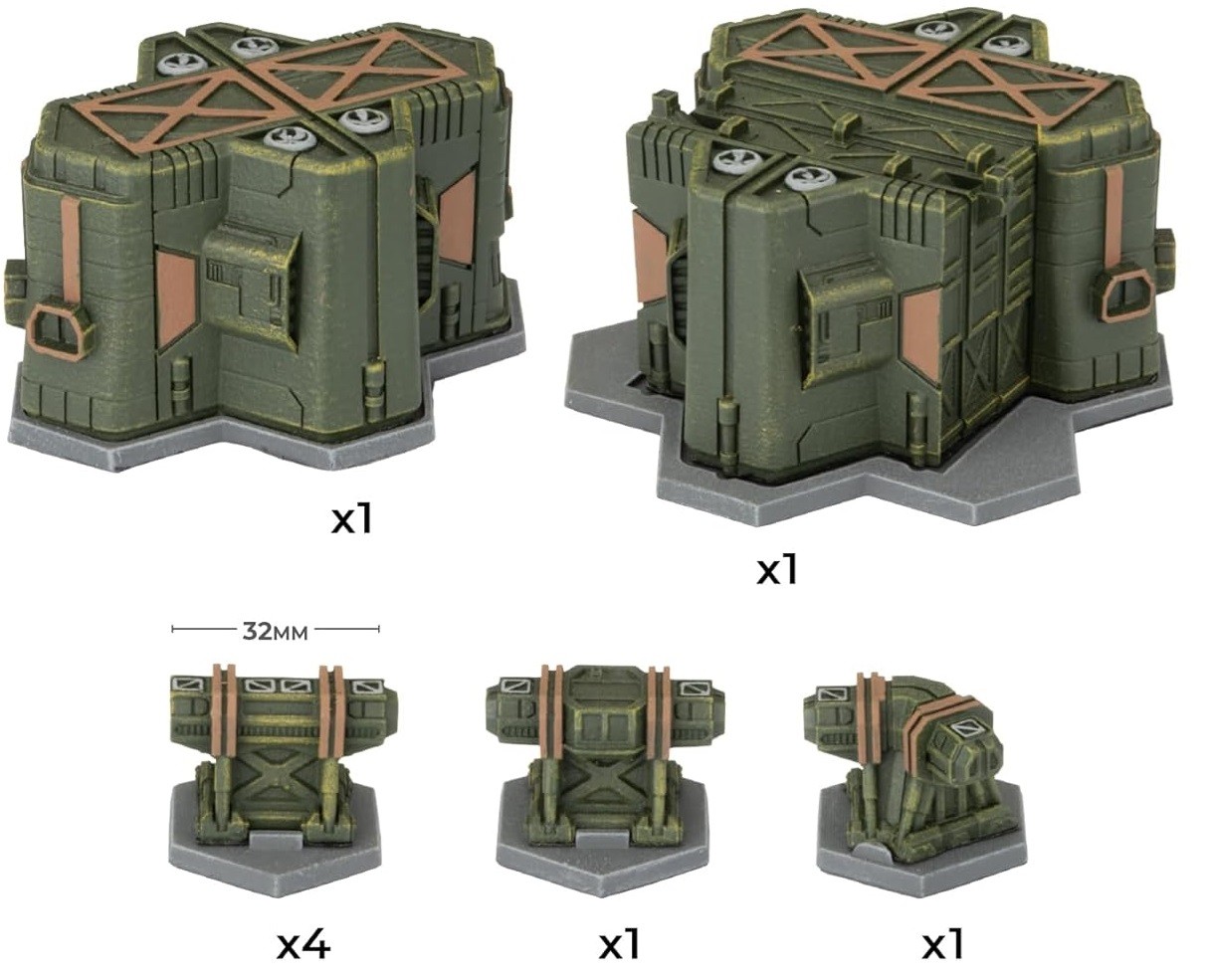 HexTech Terrain: Dropbase Delta - Command Centre