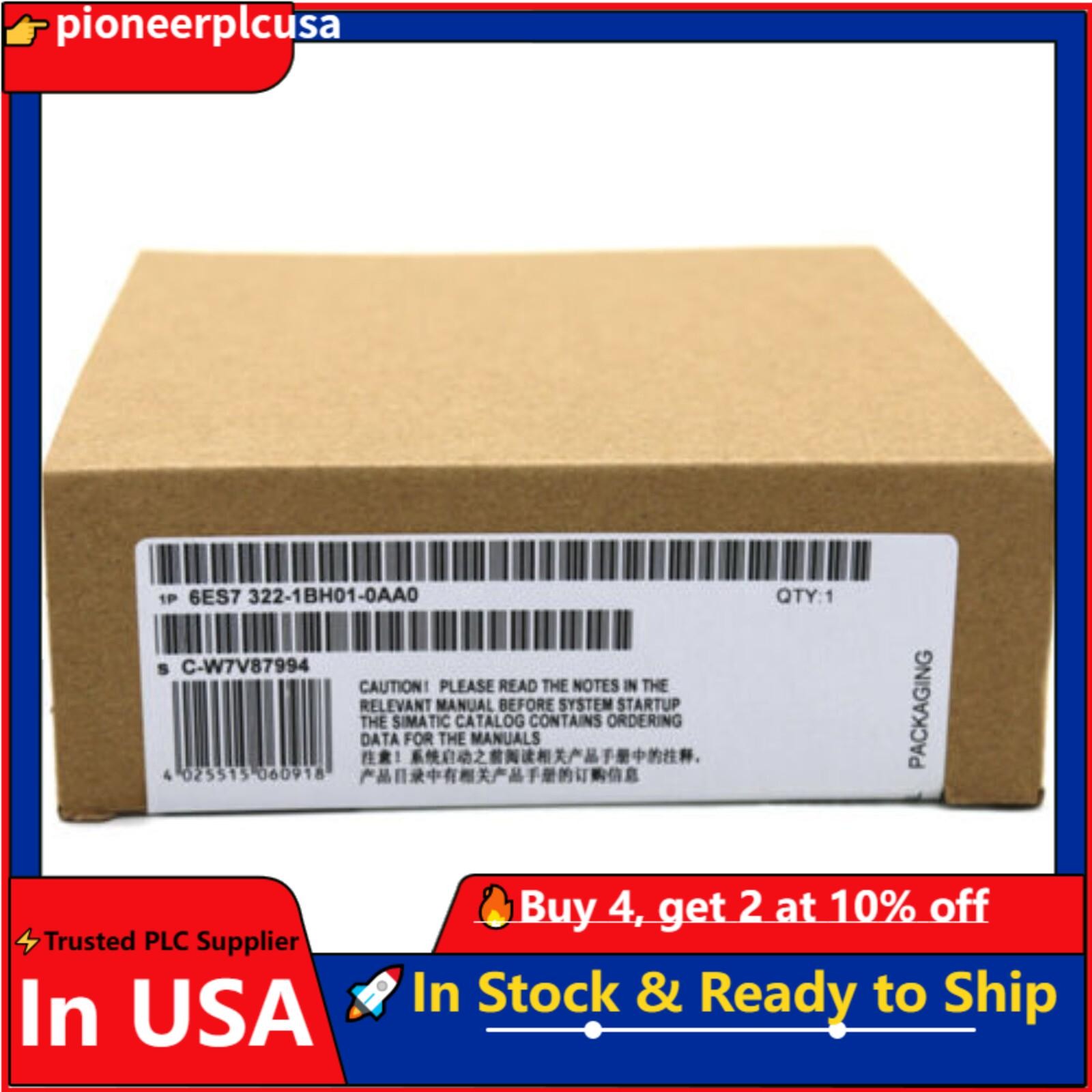 NIB Siemens 6ES7322-1BH01-0AA0 6ES7 322-1BH01-0AA0 Output Modules AC STOCK-