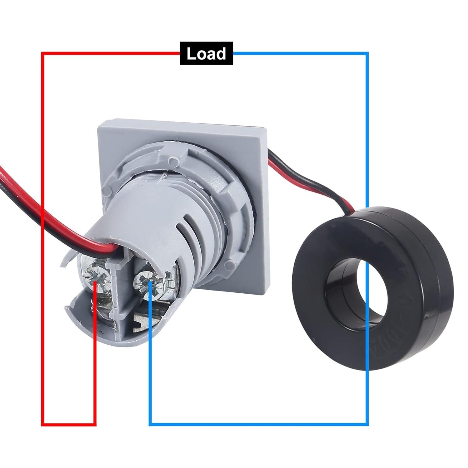 Set of 2 Digital Voltage Current Frequency Meters with 3-in-1 Functionality