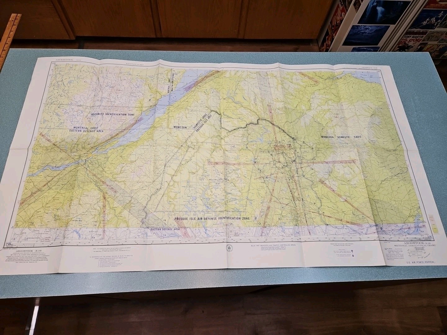Aroostook Aeronautical Chart 1954