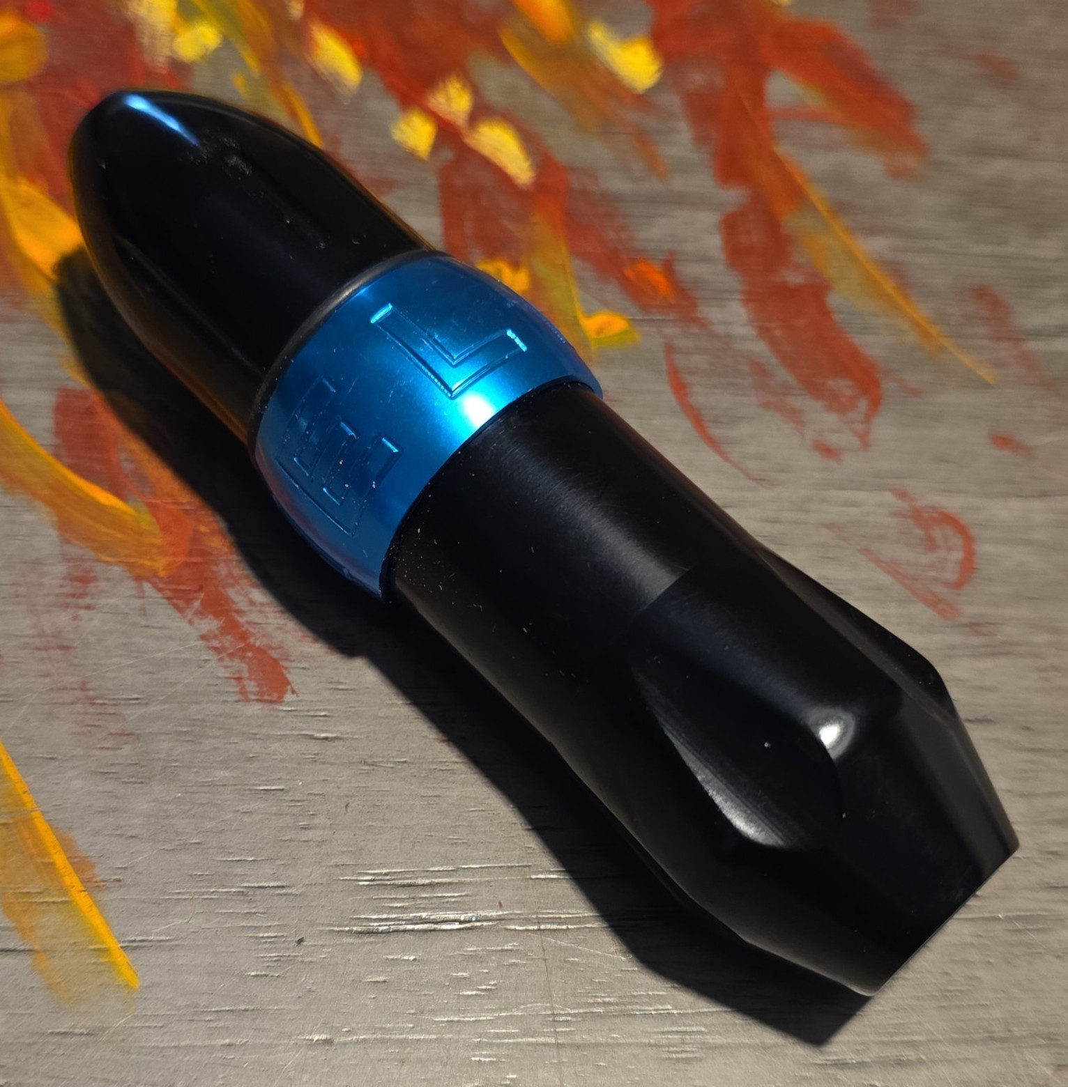 Tattoo Pen Machine Lightweight Metal Pen Style w/ Tattoo Pen Included Black Blue