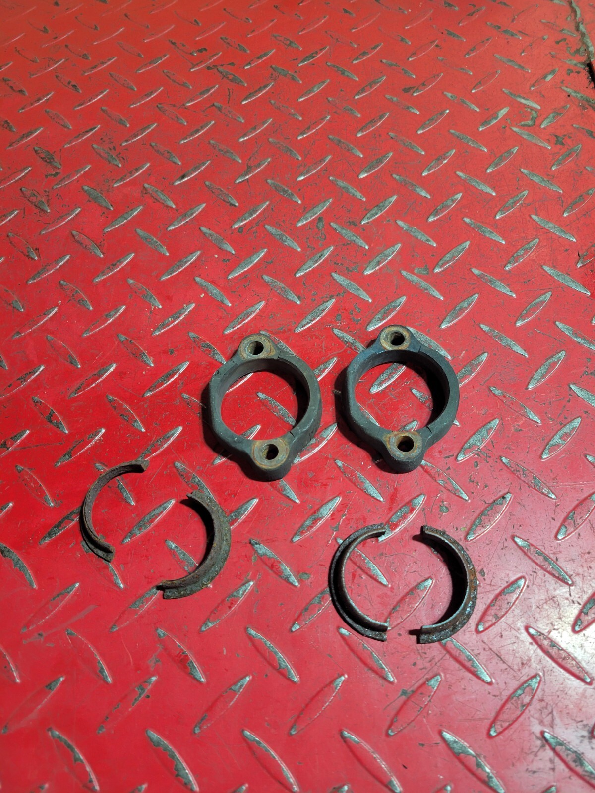 2002 Ducati SS750 Exhaust Header Flange Assembly