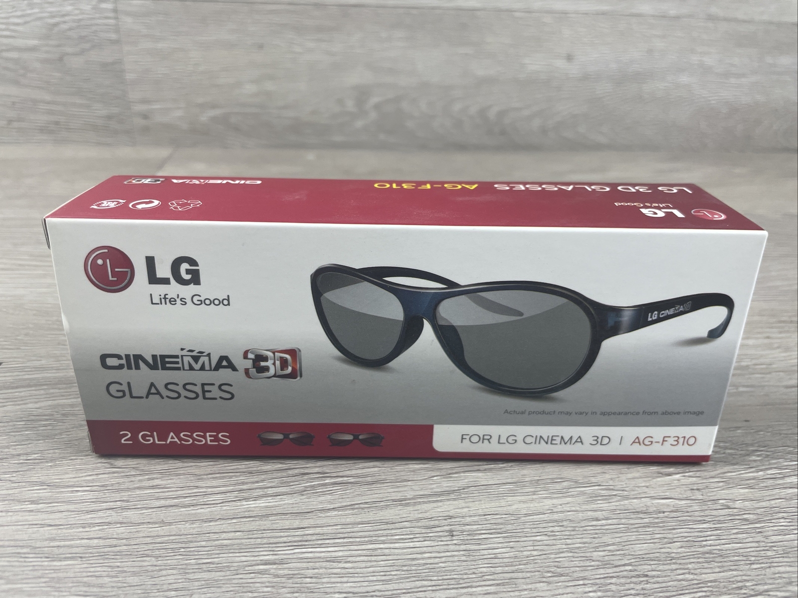 (2 PACK) LG 3D Cinema Glasses NEW AG-F310