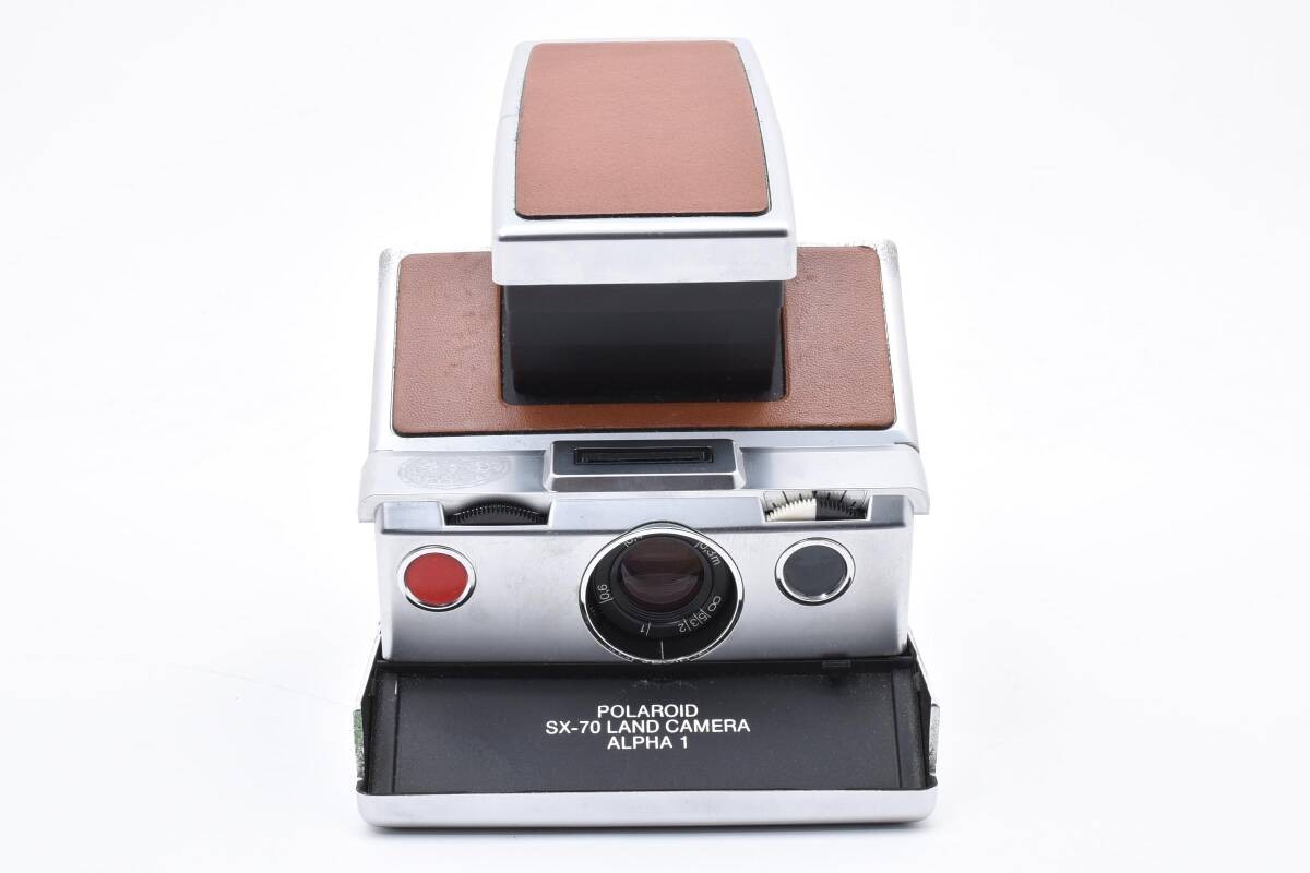 Power on and shutter confirmed. LAND CAMERA SX-70 ALPHA1