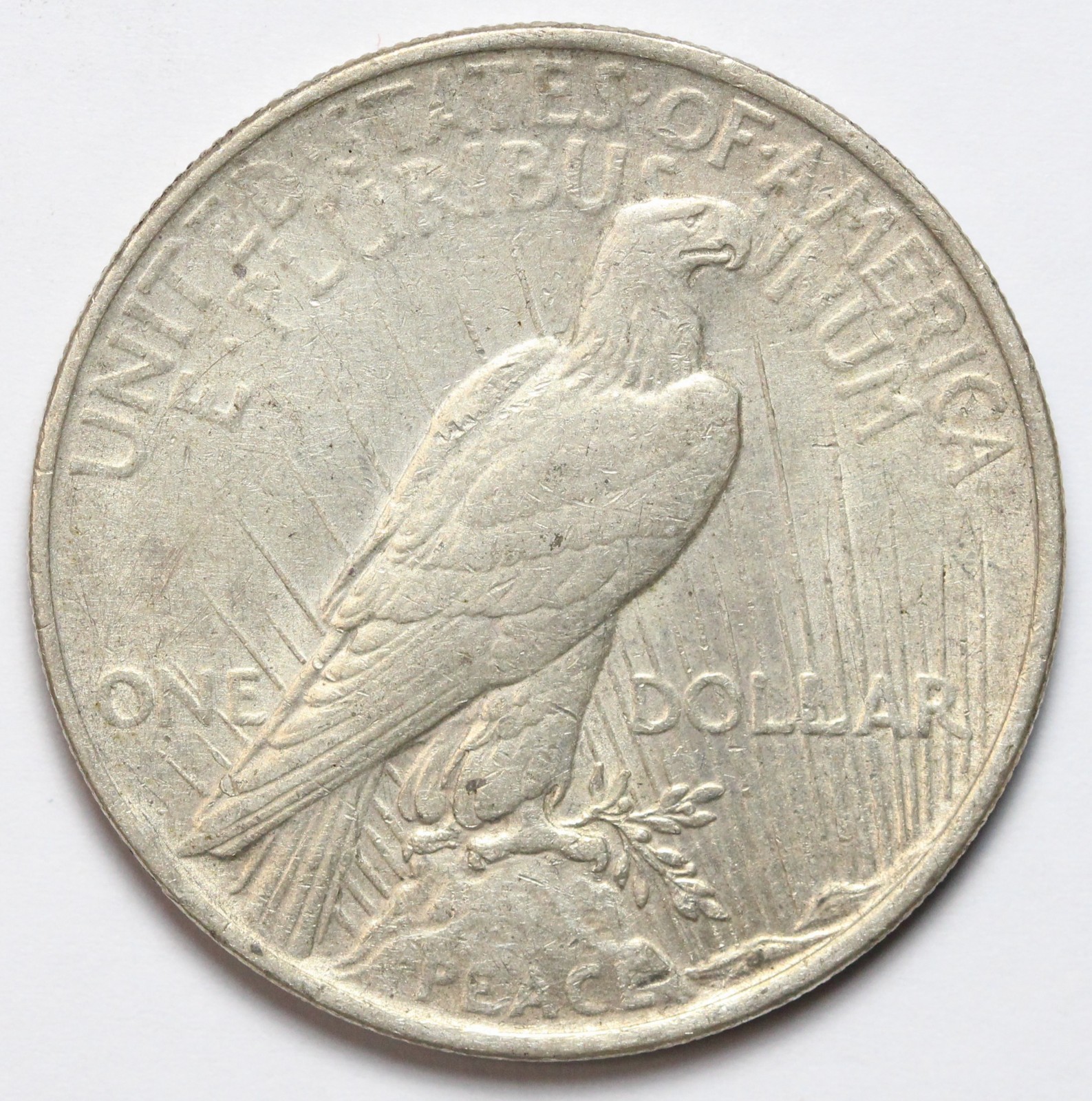 1922 $1 Peace Silver Dollar - RAW - Nice Original Coin