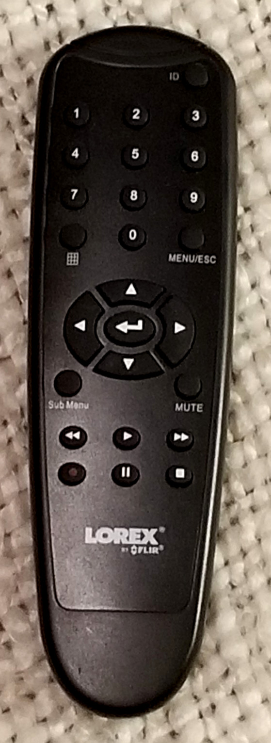 LOREX DVR REMOTE CONTROL OEM LH110 & LH118000