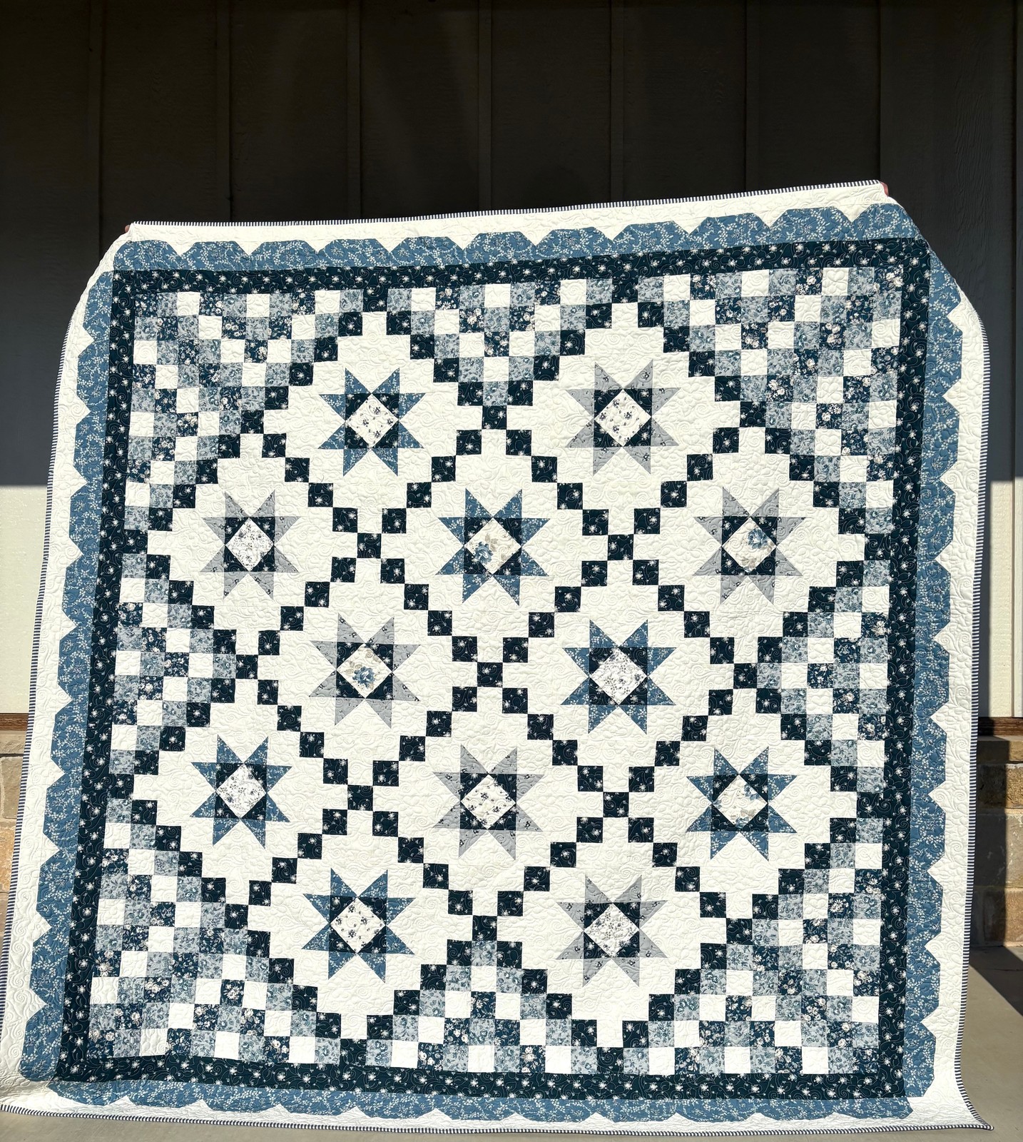 COTTAGE BLUES Quilt PAPER Pattern PASTRY SHOP DESIGN