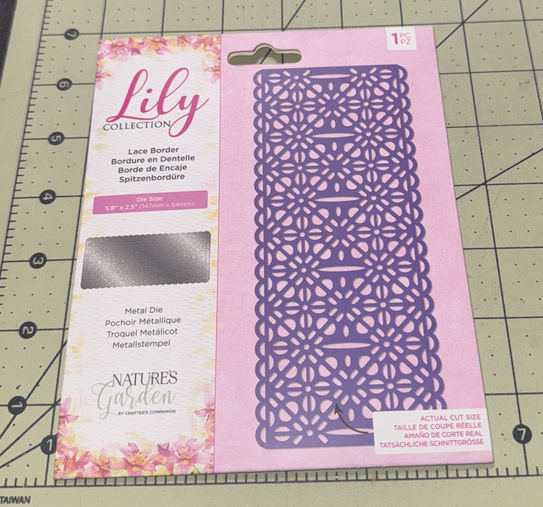 Lily Collection by Nature's Garden : 1 Piece Die : Lace Border