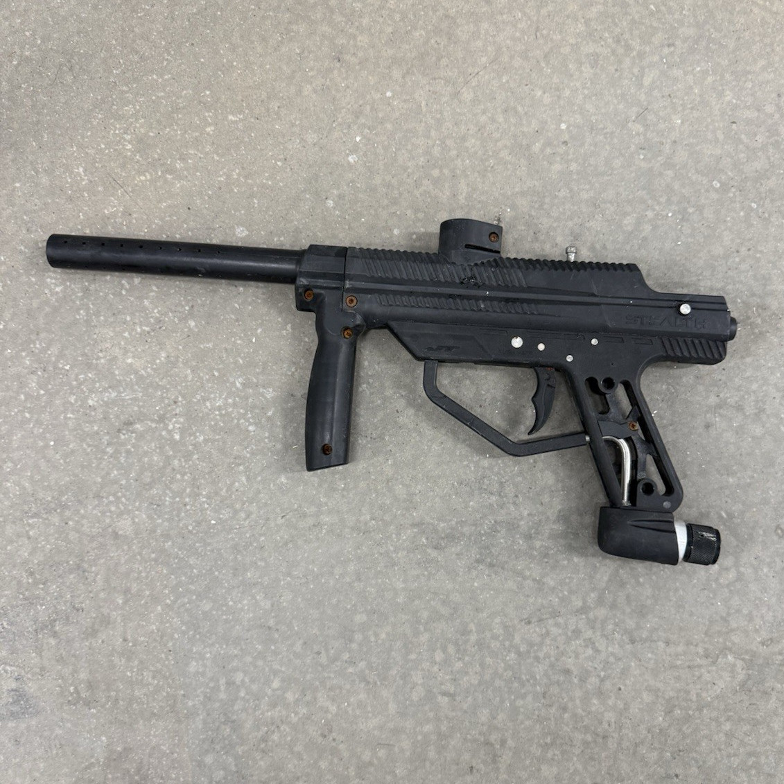 JT Stealth Paintball Marker Gun Black Mechanical Untested Marker Only