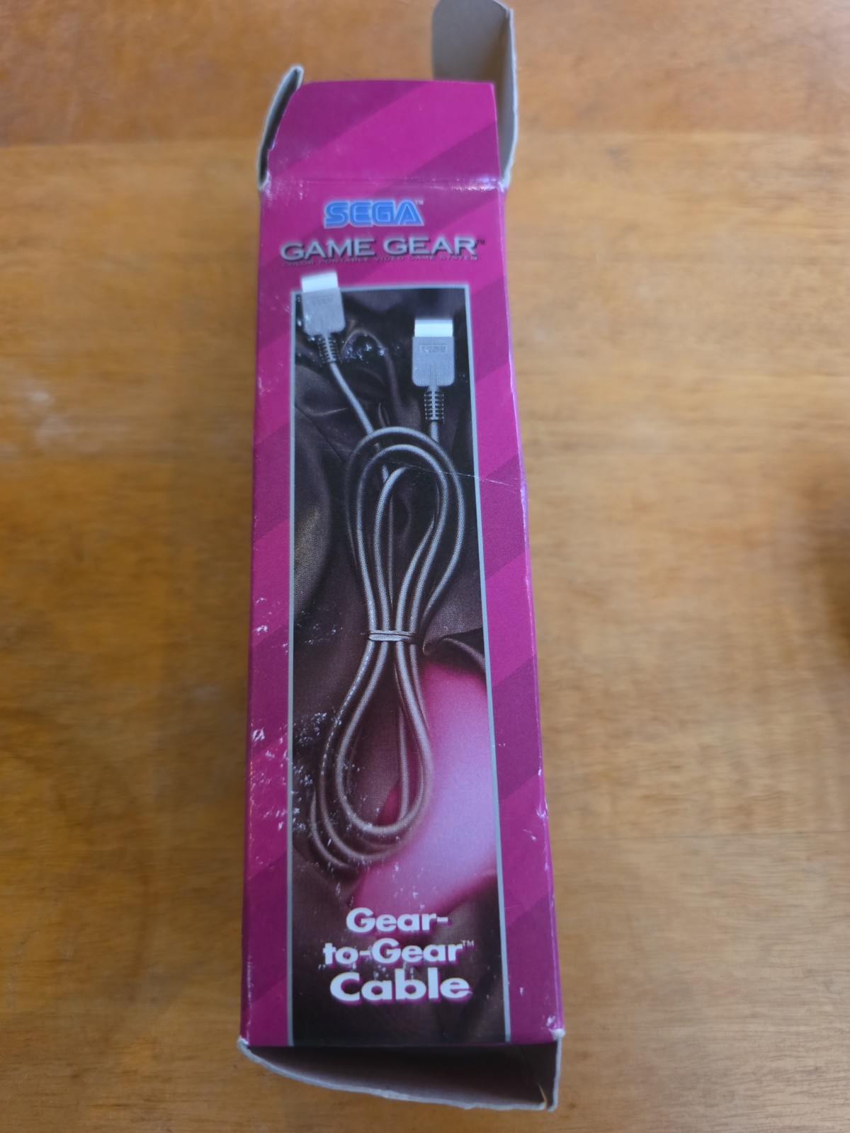 Sega Game Gear Versus Link Cable Cord Gear-to-Gear Authentic Read Description