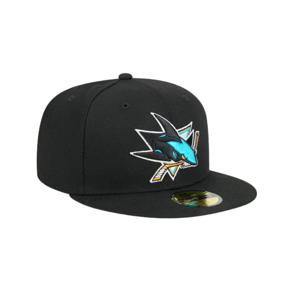 SAN JOSE SHARKS NEW ERA NHL 59FIFTY BLACK FITTED HAT
