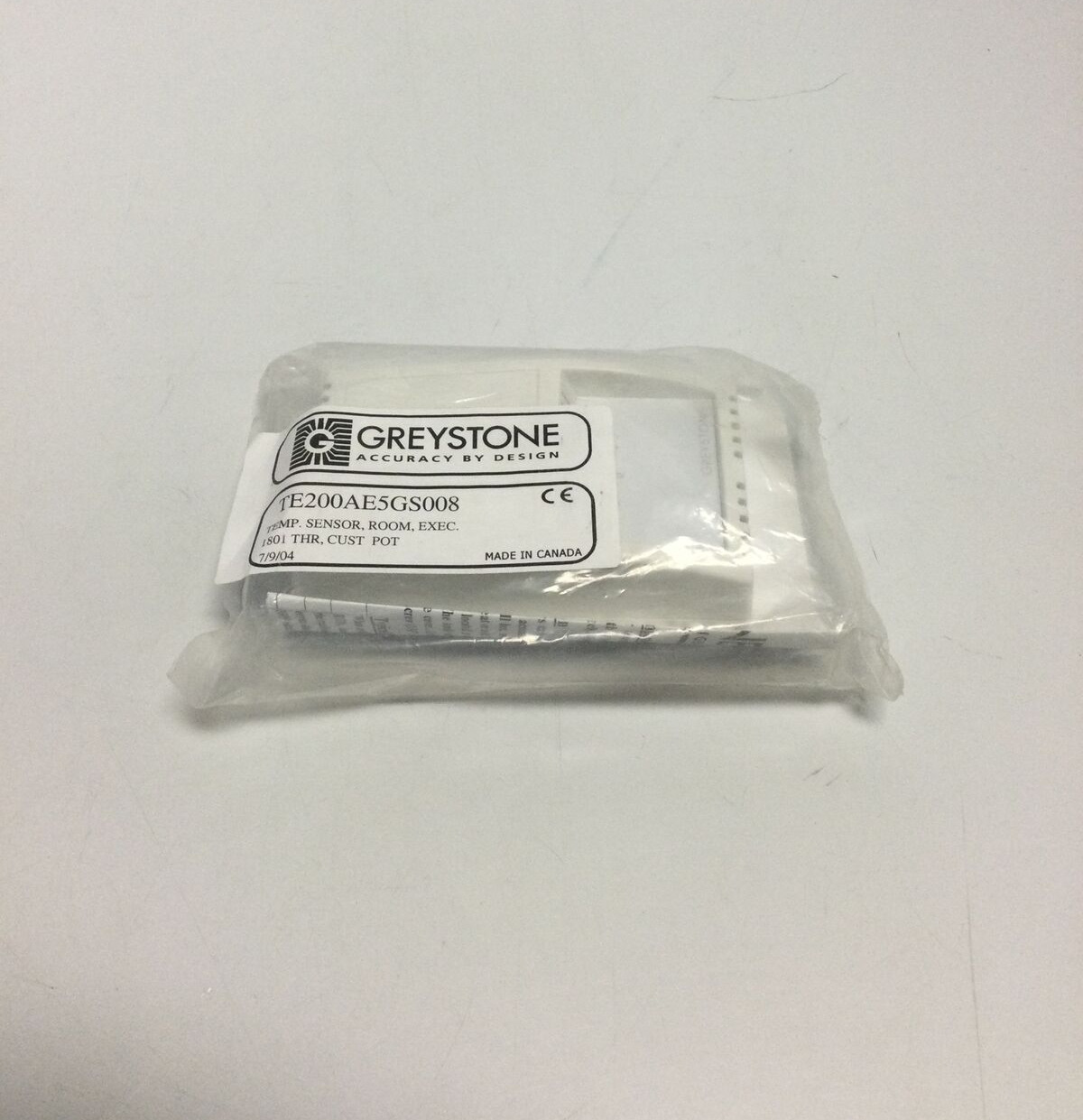 NEW, SEALED, GREYSTONE, TE200AE5GS008, MICRO ROOM TEMP. SENSOR. (3J-1)