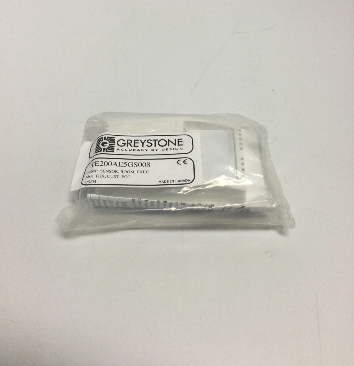 NEW, SEALED, GREYSTONE, TE200AE5GS008, MICRO ROOM TEMP. SENSOR. (9L-1)