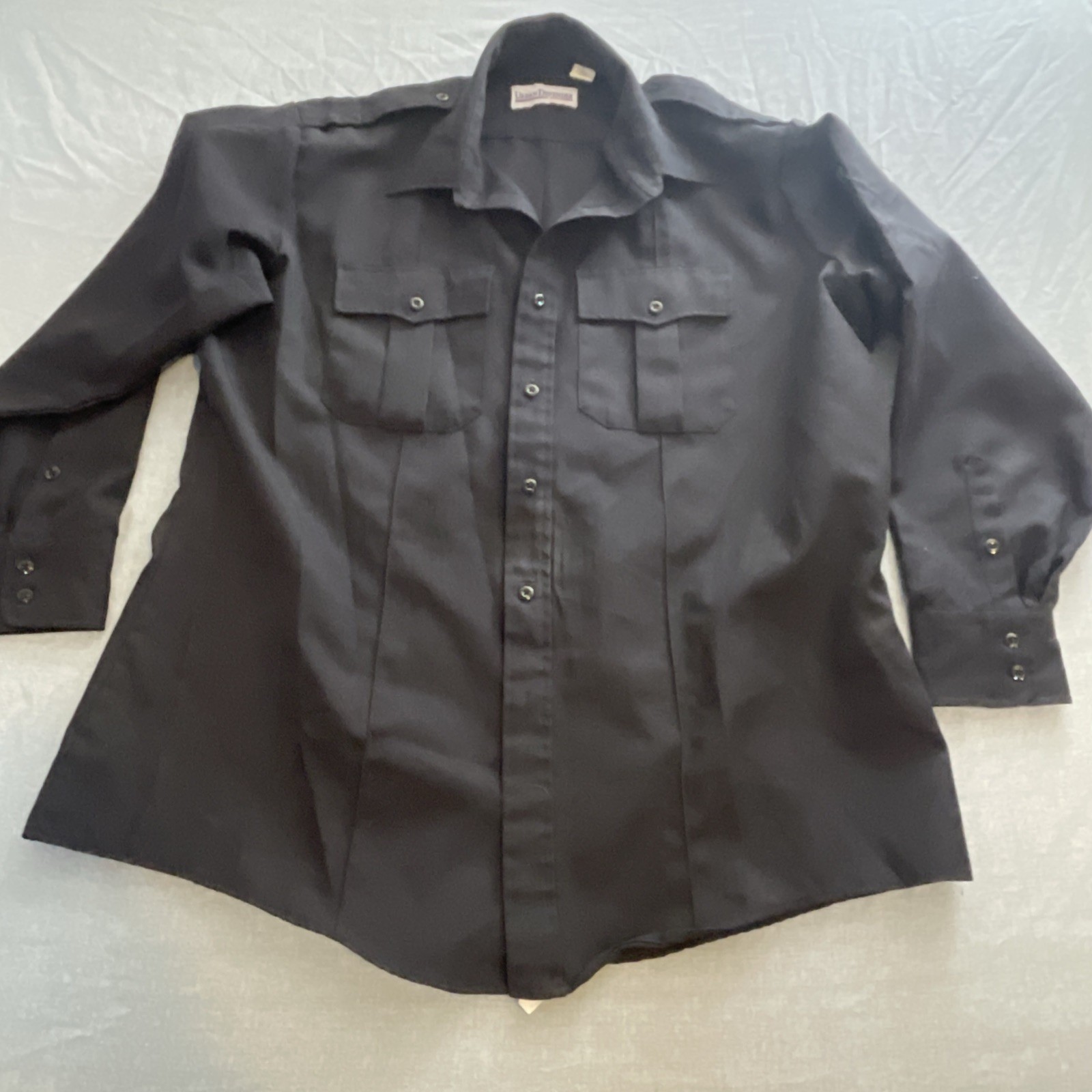 Urban Defender Blue Long Sleeve Tactical Shirt Size 17.5  34/35