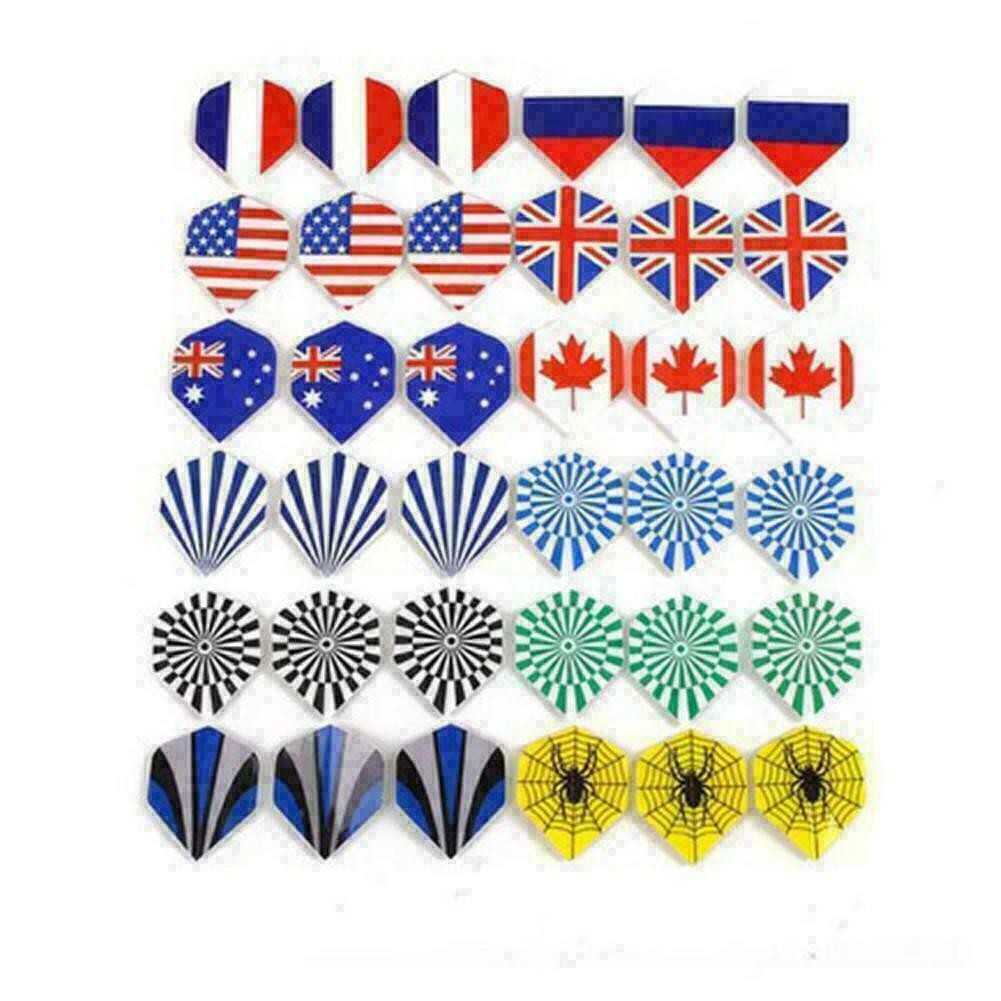 60Pcs 20-Pattern Dart PET Flights Multi-Styles Nice T4D4 Darts Profe Y0M3 Y5O4 F