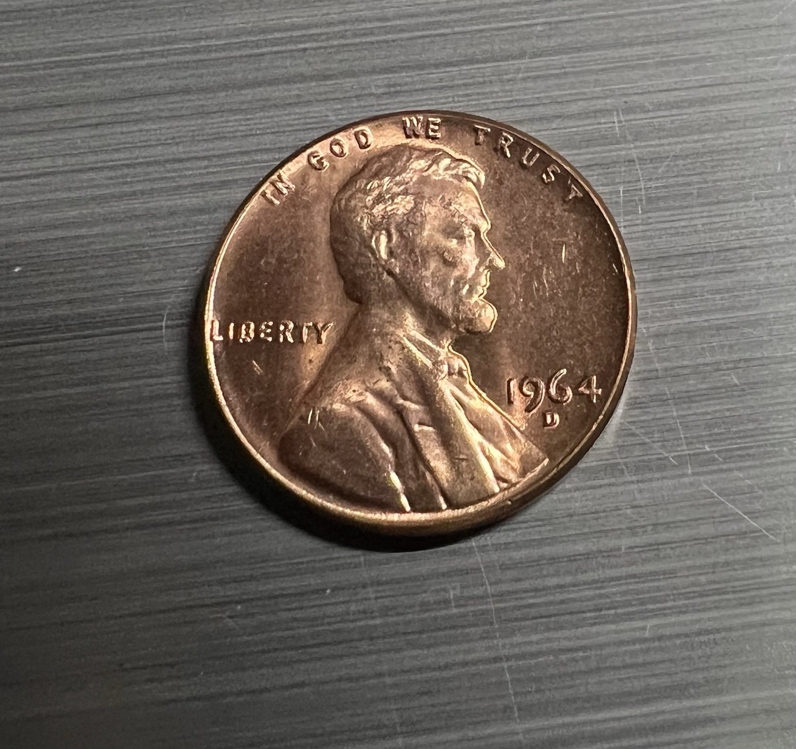 Rare Stunning 1964-D Lincoln Memorial Penny With Errors