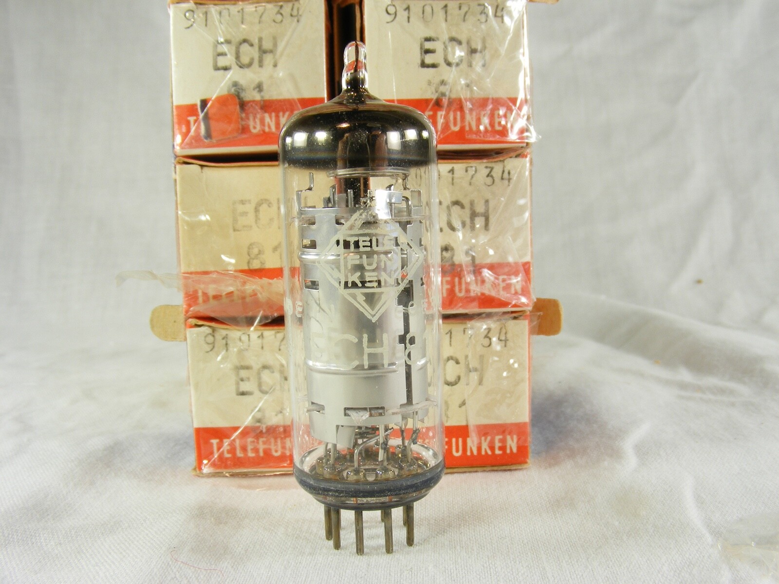 ECH81/6AJ8, Telefunken brand new in original box. NOS/NIB