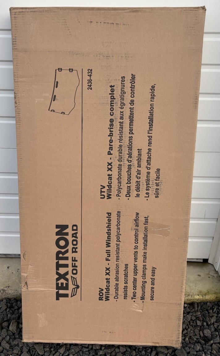 Arctic Cat - 2436-432 - Full Windshield, Wildcat XX, Textron Off Road