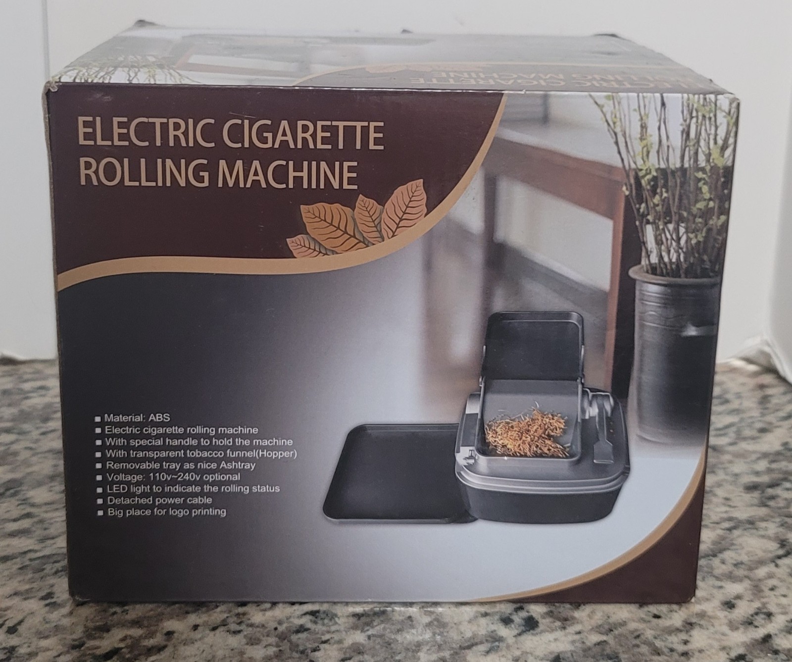 Electric Basket Cigarette Rolling Maker Machine Injector Rohs works great