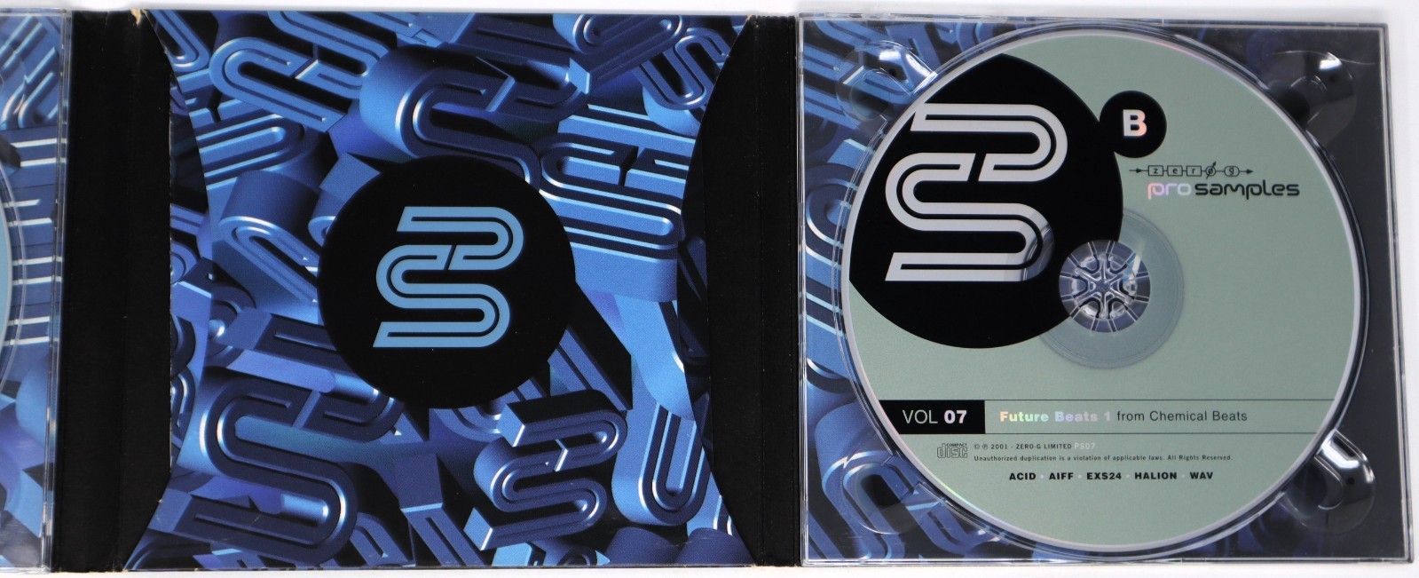 Zero-G Pro Samples 07 Future Beats 1 Sample Library/Sound Library/Sampling 2 CD