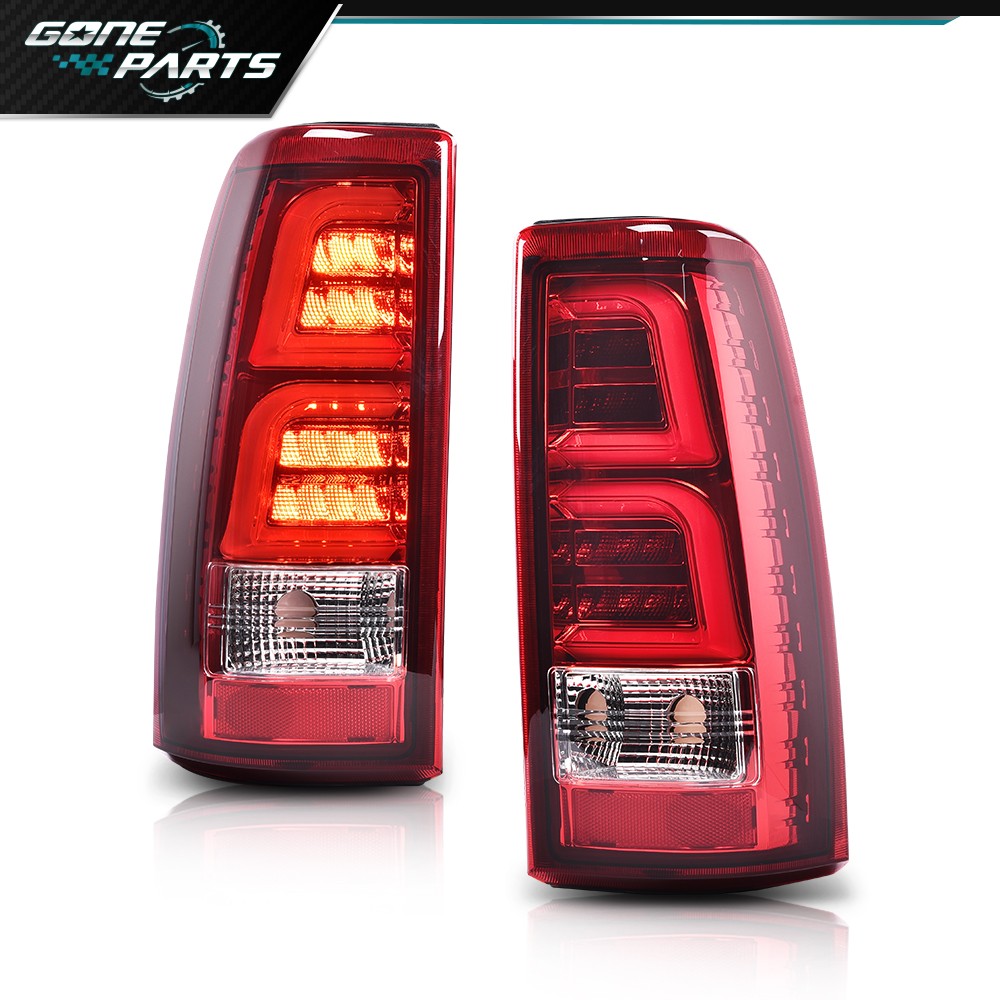 LED Tail Lights Fit For Chevy Silverado 99-06 GMC Sierra 1500 2500 3500 HD 99-02