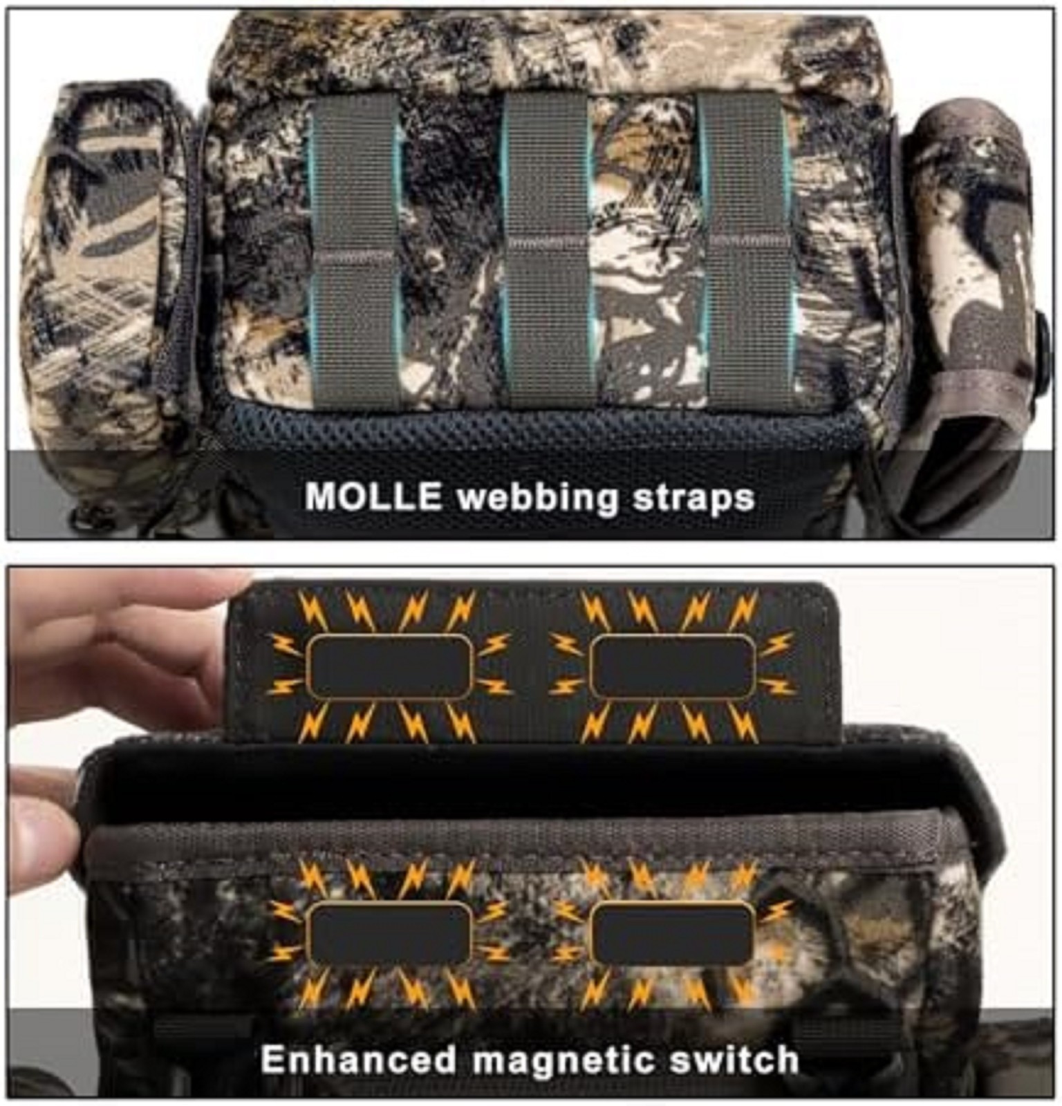 Binocular Harness Chest Pack: Bino Case with Rangefinder Pocket