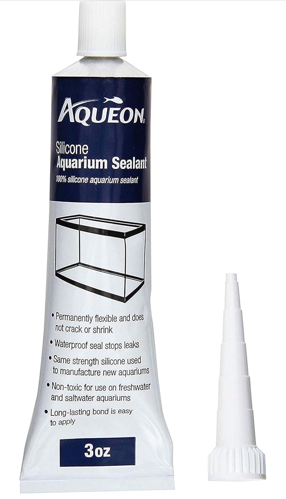 Aqueon Silicone Sealant Clear 3 Ounces