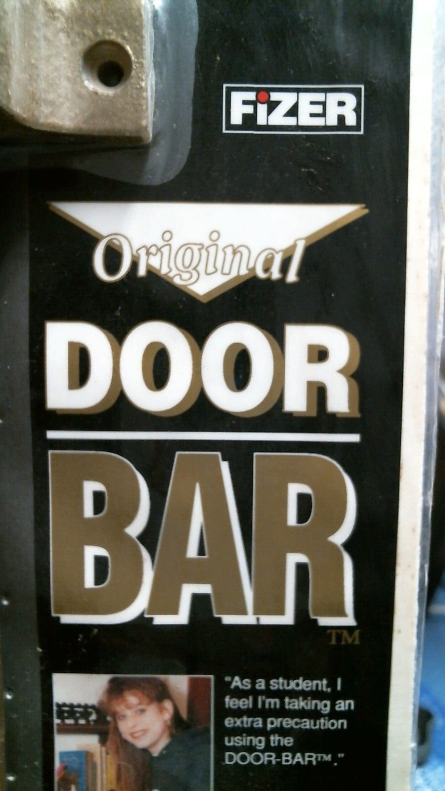 Fizer Original Door Bar, Solid Steel, Adjustable Size, FS