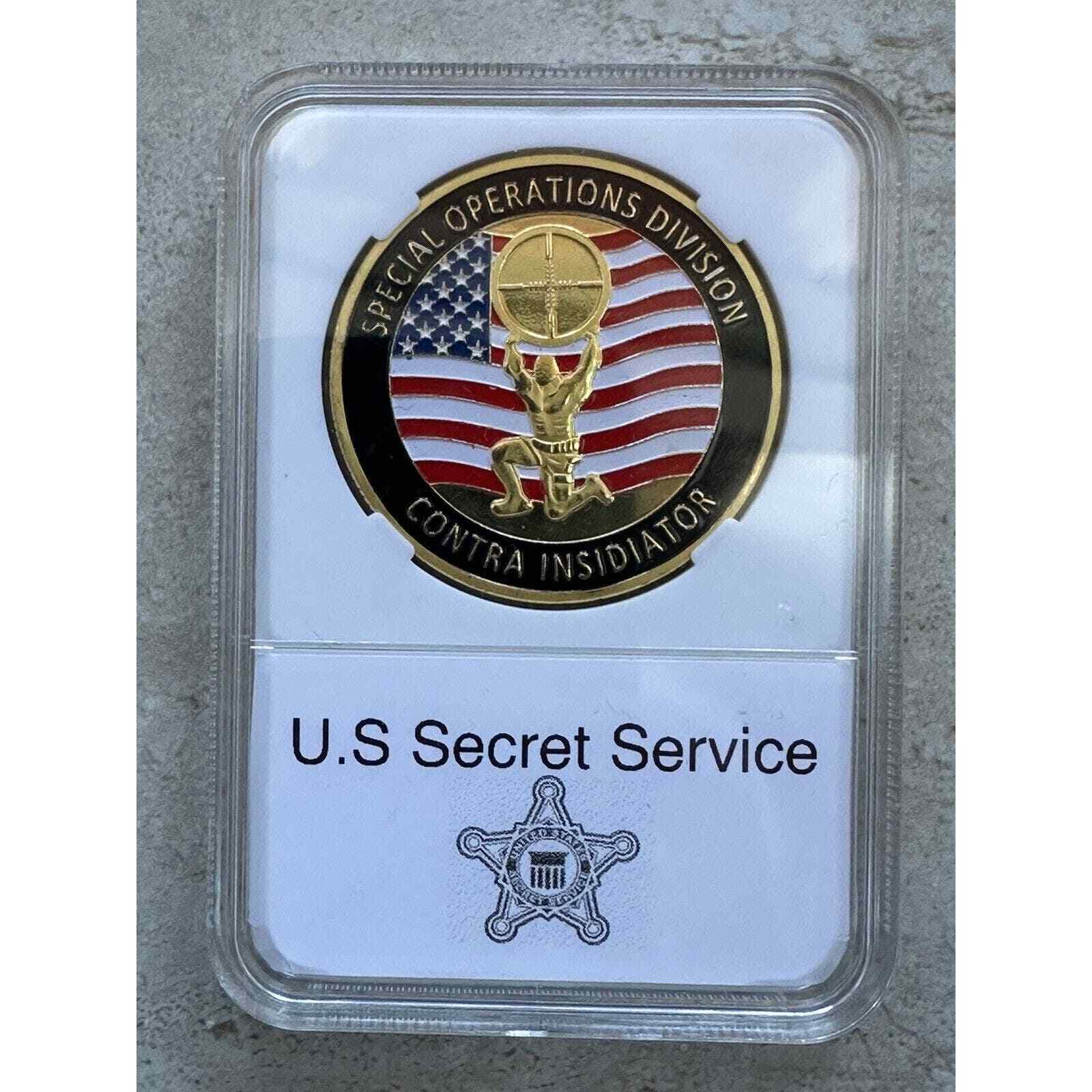 United States Secret Service Counter Sniper Team Challenge Coin K