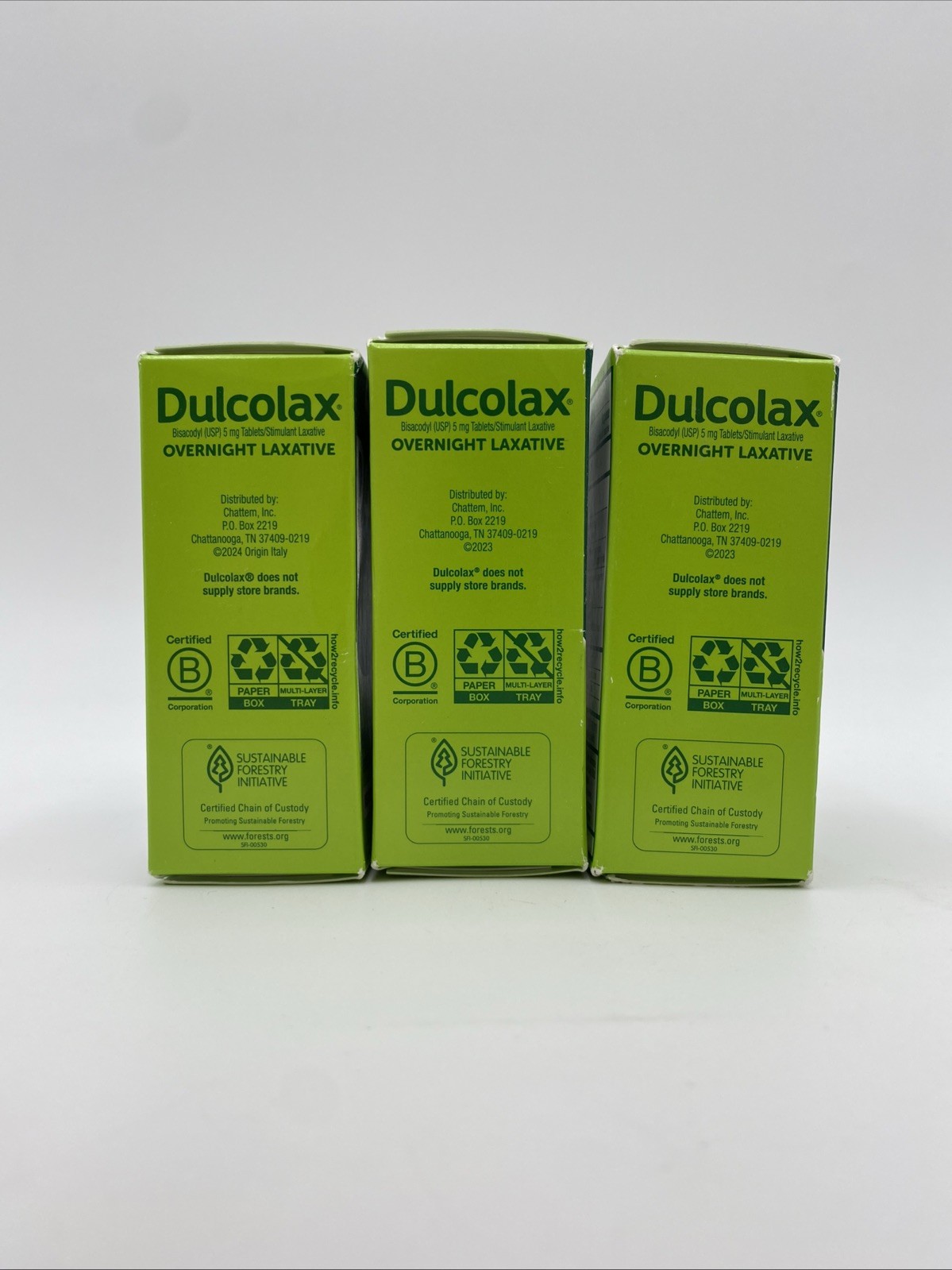 Dulcolax Laxative Reliable Overnight Relief 100 Ct Exp 3/28