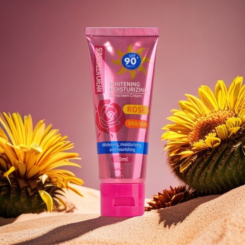 Rose Sunscreen BB Cream SPF Moisturizing Concealer Repair Isolation Makeup