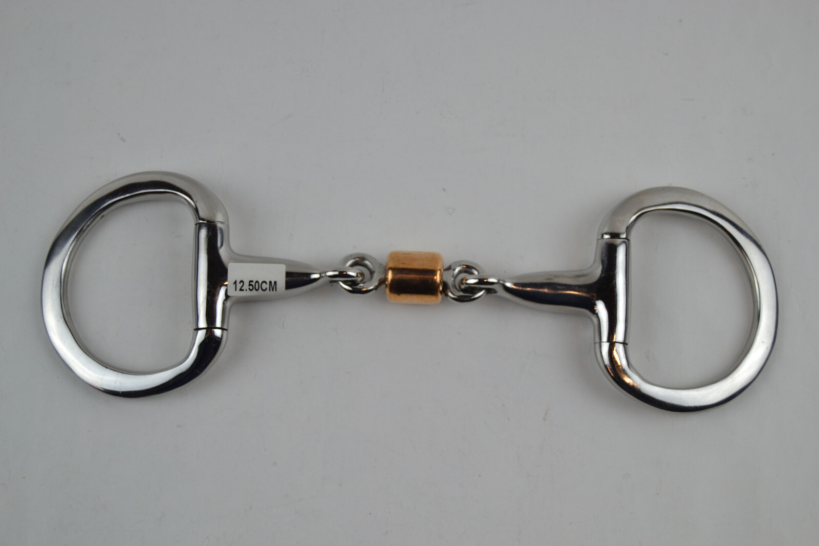 Olive Head Bridle Double Broken Stainless Steel Bit with Copper Roller 12.5cm
