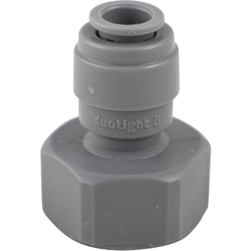 DuoTight Push-In Fitting - 9.5 mm (3/8 in.) x 5/8 in. FPT Sanke keg or Beer Line