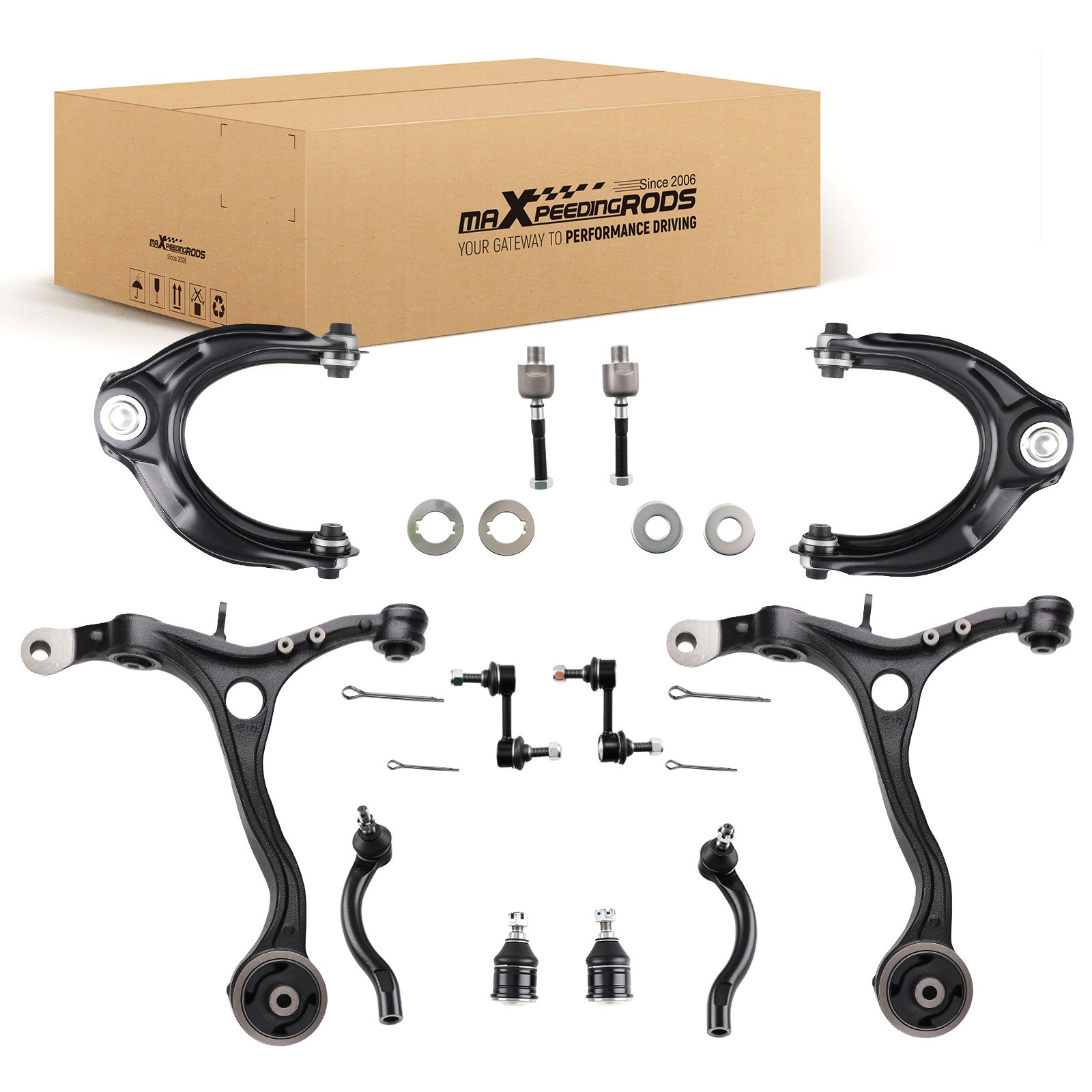 Suspension Kit Front Upper Lower Control Arm For Honda Accord 2.4L 3.5L 2008-12