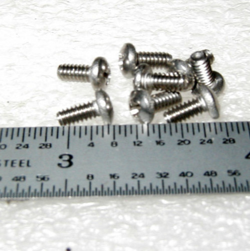4-40 X 1/4" SCREW PAN HEAD PHILLIPS STAINLESS STEEL  - 100 pcs