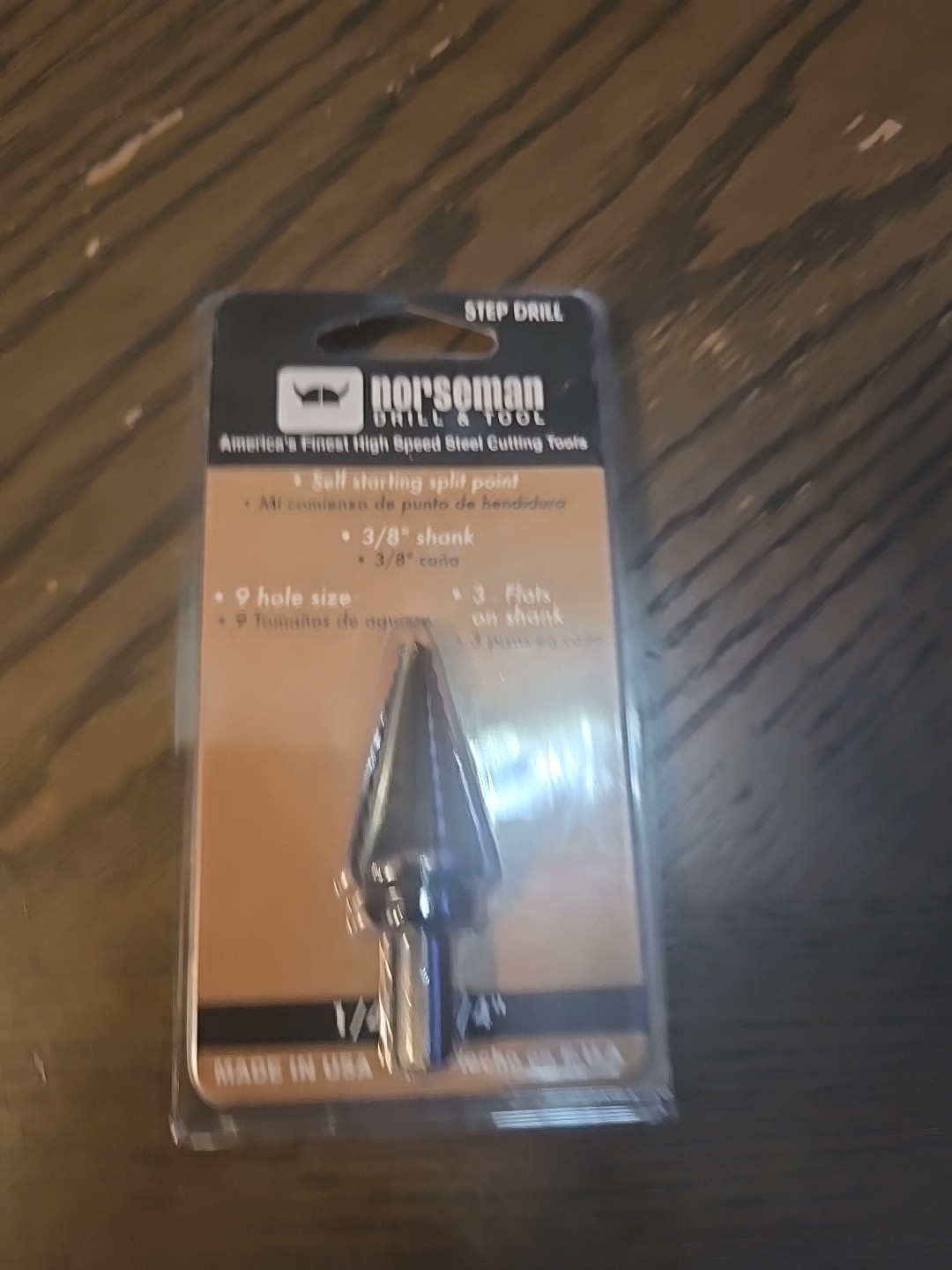 Norseman 45431 Step Drill Bit High Speed Steel