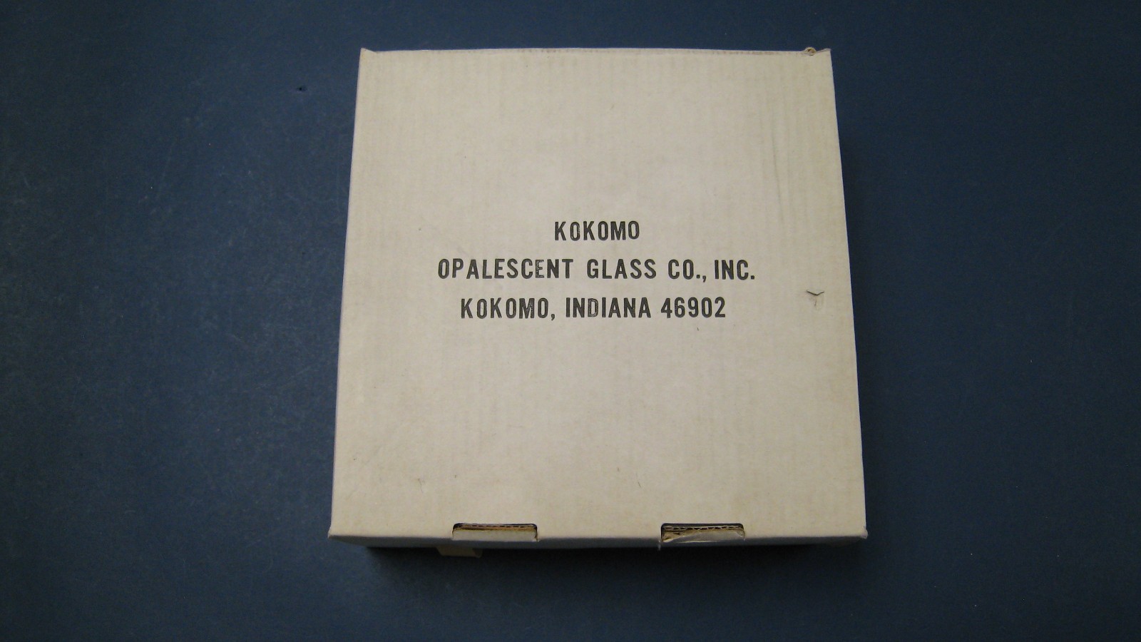 Vintage Kokomo Opalescent Stained Glass Sample Set 199 Pieces w Original Box