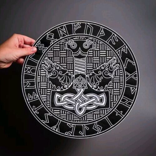 VIKING THOR Large Back Patch for custom biker vest