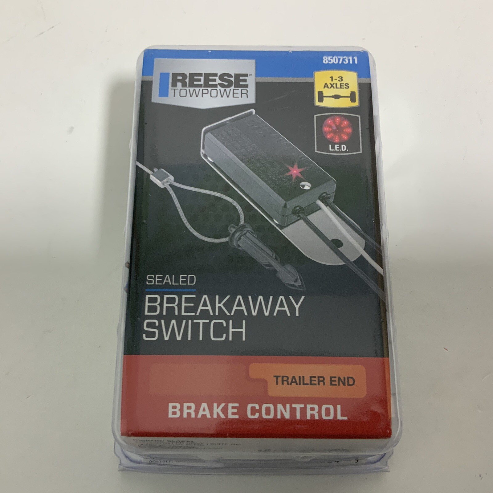 Reese Towpower Breakaway Switch Brake Control 1-3 axles 8507311 LED NIB