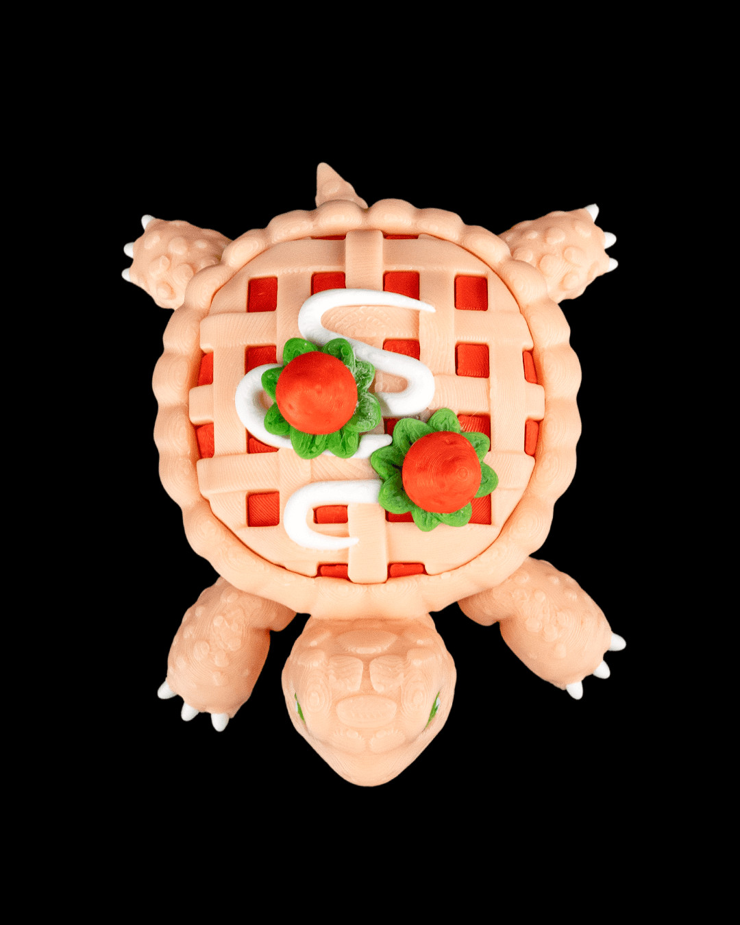Turtle Berry Pie 3D Printed Cute Collectible Figurine | 3DPrintSWA