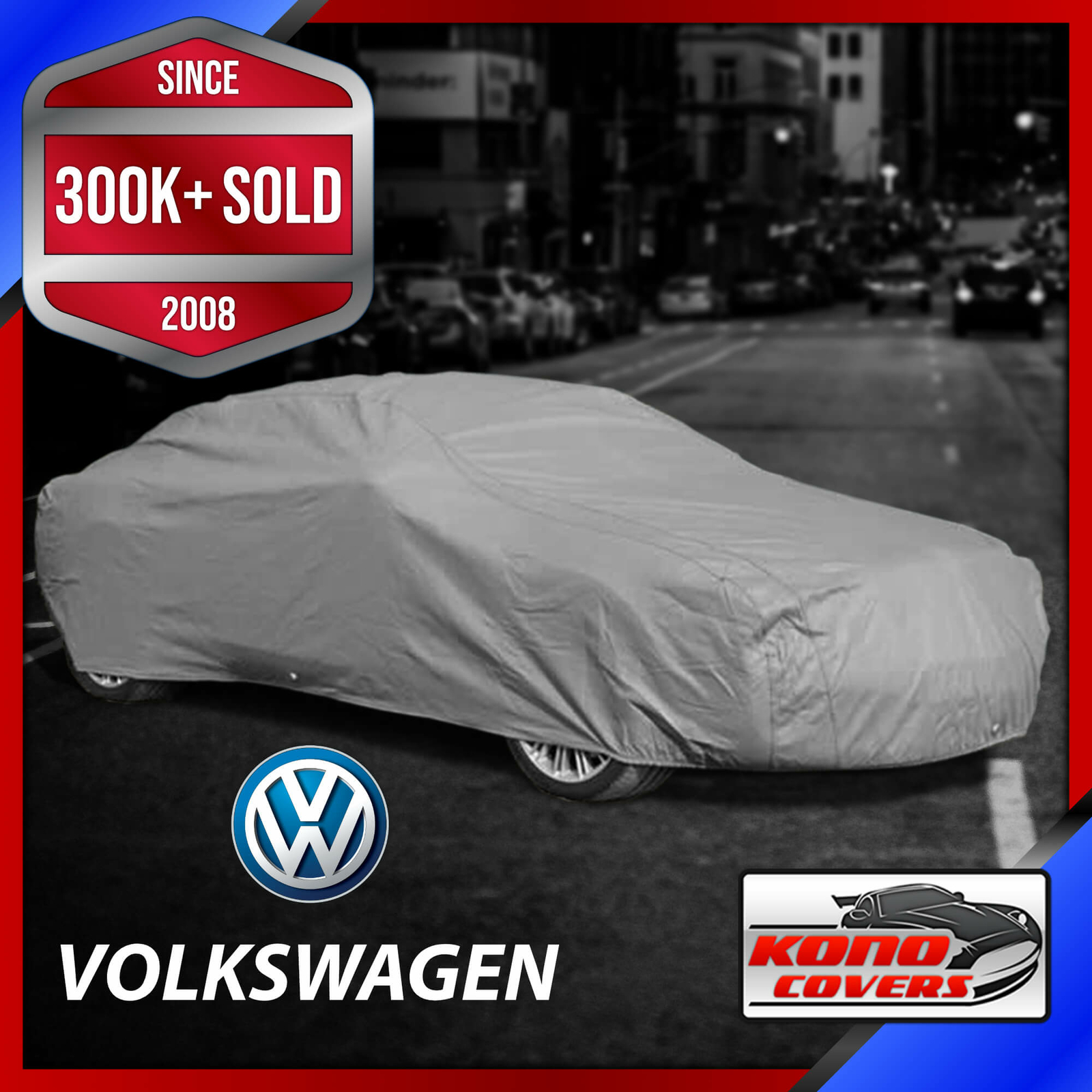 VOLKSWAGEN [OUTDOOR] CAR COVER ?? 100% Waterproof ??100% All-Weather ?CUSTOM?FIT